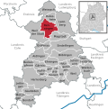 Lage im Landkreis Böblingen