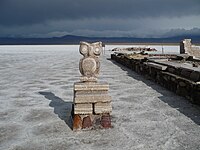 Esculturas de sal en Salinas Grandes, provincia de Salta (Argentina)