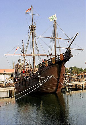 Santa Maria, modern kopia i Palos de la Frontera byggd till 500-årsjubileet 1992