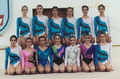 La selección nacional en el Gimnasio Moscardó (1991).