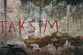Image 5"TAKSİM" (division) graffiti on a wall in Nicosia in the late 1950s (from Cyprus problem)