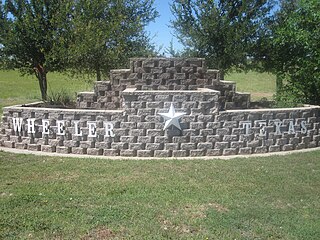 <span class="mw-page-title-main">Wheeler, Texas</span> City in Texas, United States