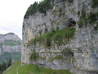 <span class="mw-page-title-main">Wildkirchli</span> Swiss cultural property of national significance in Schwende