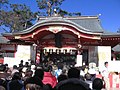 東伏見稲荷神社の初詣風景（2010年1月1日撮影）