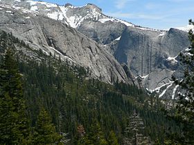 Clouds Rest, north ridge of Mount Watkins