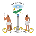 Primeiro escudo de armas de Chile (1812-1814).