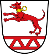 Heutiges Wappen der Gemeinde Püchersreuth