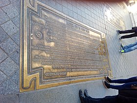 De Gaulle speech plaque