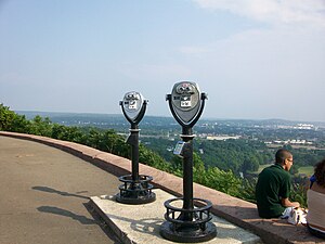 View the city and harbor