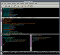 Image 2A screenshot of GNU Emacs 22.0.91.1, from Ubuntu’s emacs-snapshot-gtk package.