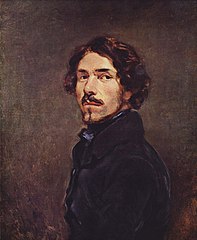 Eugène Delacroix, Omakuva, 1860.