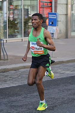 Gebrselassie 2011-ben a bécsi maratonon