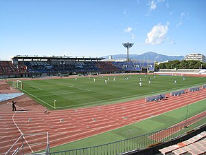 Das Hiratsuka Stadium im Jahr 2010