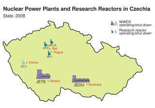 <span class="mw-page-title-main">Nuclear power in the Czech Republic</span>