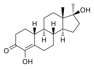 <span class="mw-page-title-main">Methylhydroxynandrolone</span> Chemical compound