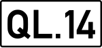 National Route 14 shield}}