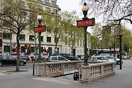 L'unique accès à la station.