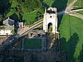 Shap Abbey August 2004, from the air.