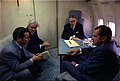 Leonid Brejnev e Richard Nixon em viagem à Califórnia.