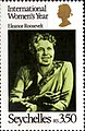 Поштова марка Сейшельських островів на честь Елеонори Рузвельт (1975)
