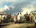 The surrender of Lord Cornwallis at Battle of Yorktown