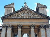 Blenheim Palace, 1710s, with trophies of arms.