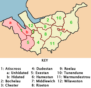 <span class="mw-page-title-main">Cheshire Domesday Book tenants-in-chief</span> List of Cheshire land owners in the Domesday Book