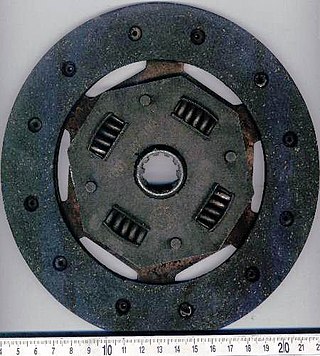 <span class="mw-page-title-main">Clutch</span> Mechanical device that connects and disconnects two rotating shafts or other moving parts