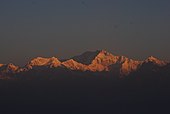 First light on Kanchenjunga