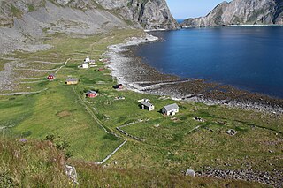 <span class="mw-page-title-main">Måstad, Værøy</span> Abandoned village in Værøy Municipality, Norway