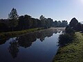 L'Aulne canalisée près de Châteauneuf-du-Faou 2 (canal de Nantes à Brest).