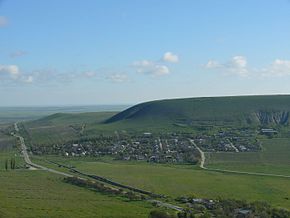 Вид на село с горы Клементьева