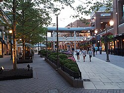 Short Pump Town Center at dusk
