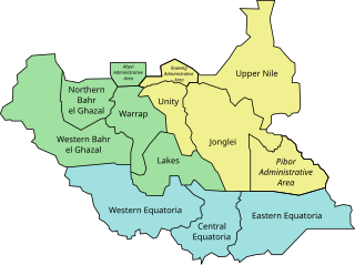 <span class="mw-page-title-main">States of South Sudan</span> First-level administrative division of South Sudan