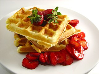 <span class="mw-page-title-main">Waffle</span> Batter- or dough-based food