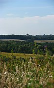 Вид издалека на Свято-Пантелеймоновский собор в Феофании - Distant view of the St. Pantheleimon's cathedral in Feofania - panoramio.jpg