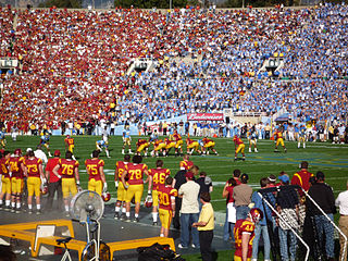 <span class="mw-page-title-main">UCLA–USC rivalry</span> American collegiate athletics rivalry