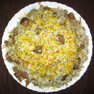 <span class="mw-page-title-main">Pilaf</span> Rice dish