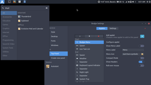 Bildschirmfoto von Budgie v10.4