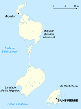 carte : Géographie de Saint-Pierre-et-Miquelon