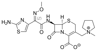 <span class="mw-page-title-main">Cefepime</span> Fourth-generation Cephalosporin Antibiotic