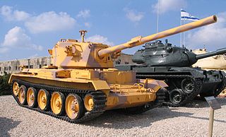 <span class="mw-page-title-main">Charioteer (tank)</span> Medium Tank built from Cruiser Tank (based on weight, speed, calibre of gun, armor, and the text.).