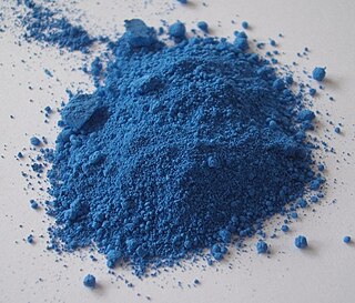 <span class="mw-page-title-main">Blue pigments</span> Natural or synthetic materials