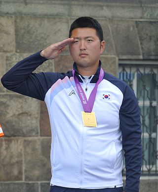 <span class="mw-page-title-main">Kim Woo-jin (archer)</span> South Korean archer (born 1992)