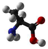 Ball-and-stick model of the L-isomer