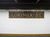 Lorimer Street full-name mosaic