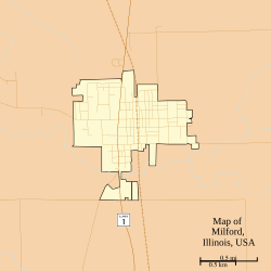 Map of Milford