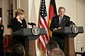 Angela Merkel, Chancellor of Germany, in the White House, 13 Jan 2006