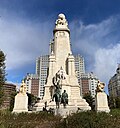 Thumbnail for File:Monument to Miguel de Cervantes, Plaza de España, Madrid.jpg