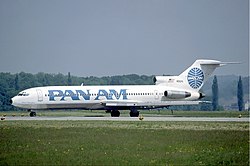 Boeing 727-200 na letišti v Curychu